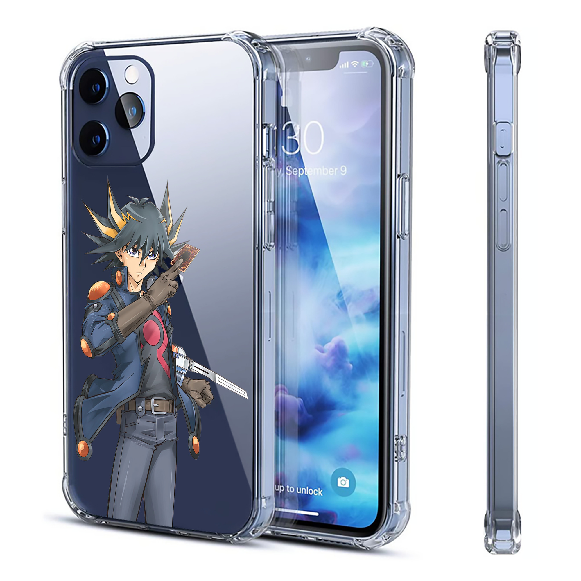 （画像用） 遊☆戯☆王 Yu-Gi-Oh! 【iPhone 12シリーズ対応】透明スマホケース（クリアソフトケース）
